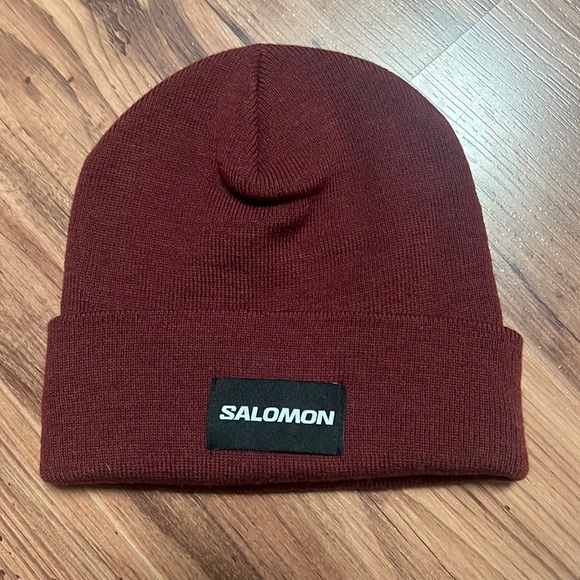 Salomon Accessories - Salomon red beanie/ hat
